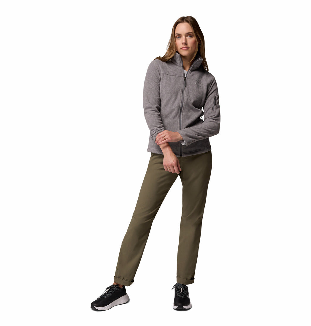 Columbia Women Grey Fast Trek II Jacket (Plus Size)
