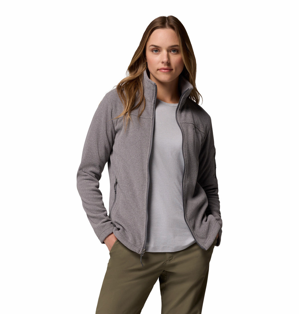 Columbia Women Grey Fast Trek II Jacket (Plus Size)