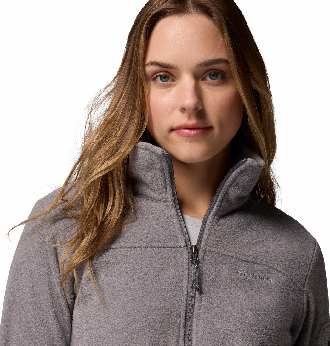 Columbia Women Grey Fast Trek II Jacket (Plus Size)