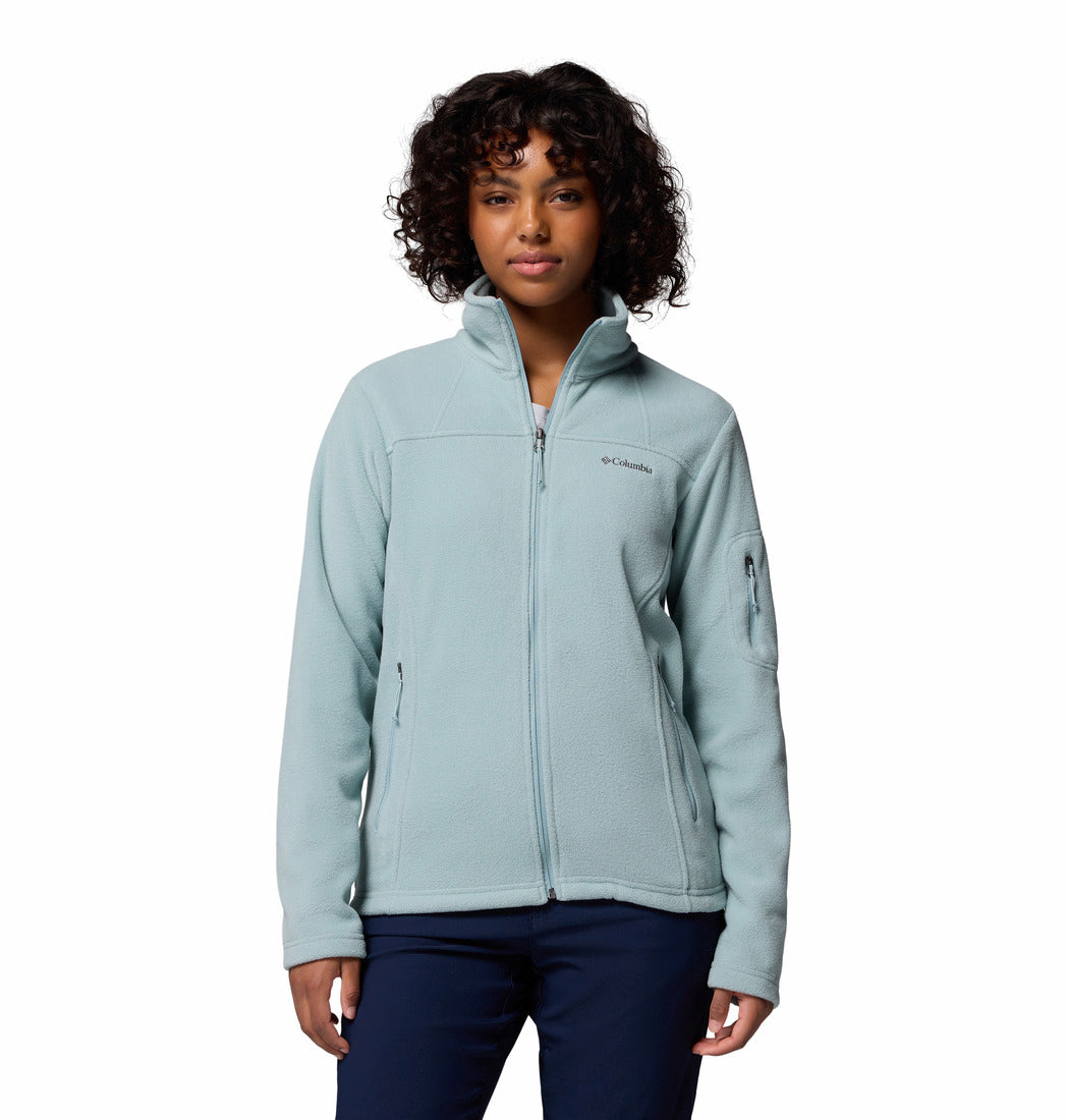 Columbia Women Blue Fast Trek II Jacket (Plus Size)