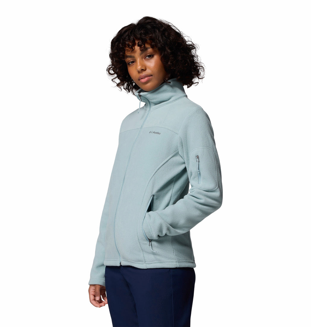 Columbia Women Blue Fast Trek II Jacket (Plus Size)