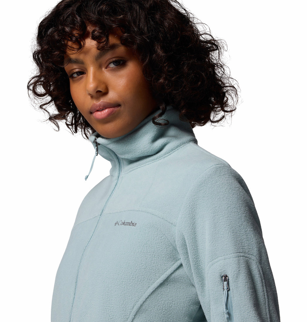 Columbia Women Blue Fast Trek II Jacket (Plus Size)