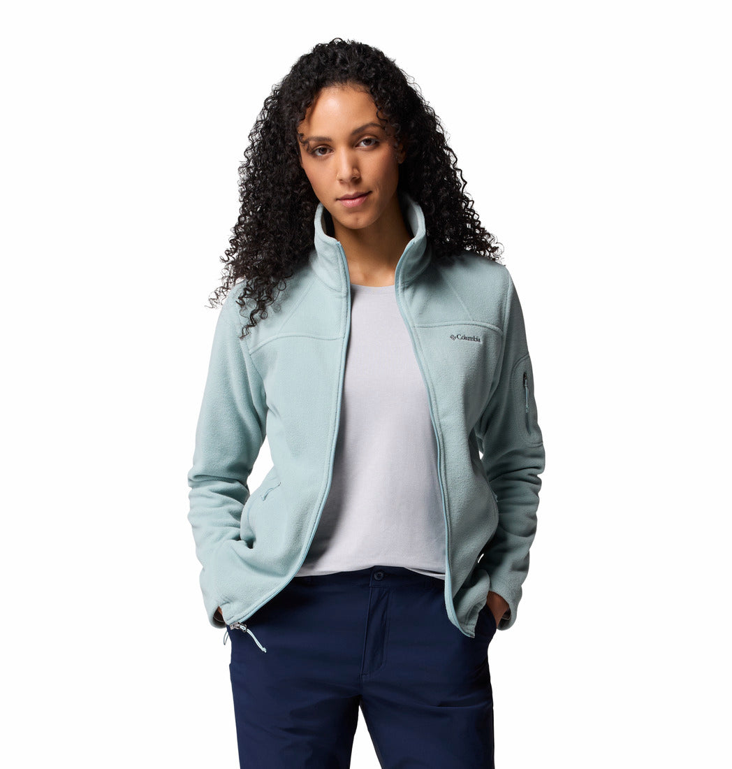 Columbia Women Blue Fast Trek II Jacket (Plus Size)