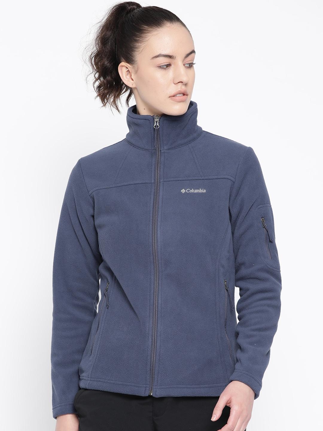 Columbia Women Navy Blue Fast Trek II Jacket