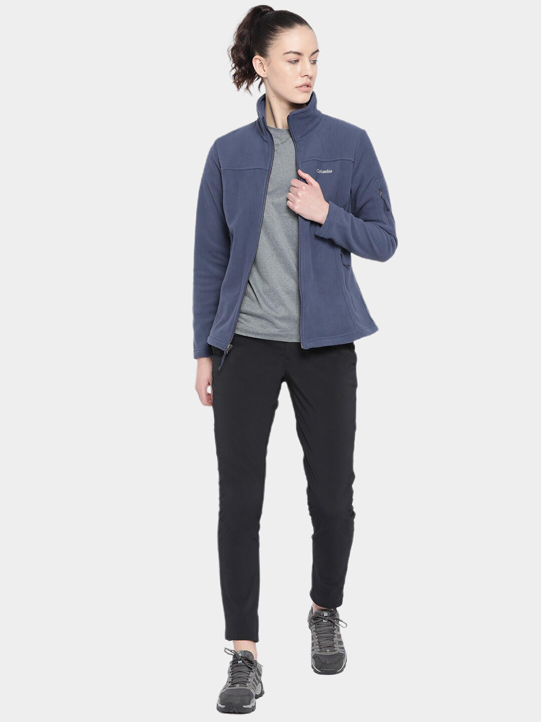 Columbia Women Navy Blue Fast Trek II Jacket