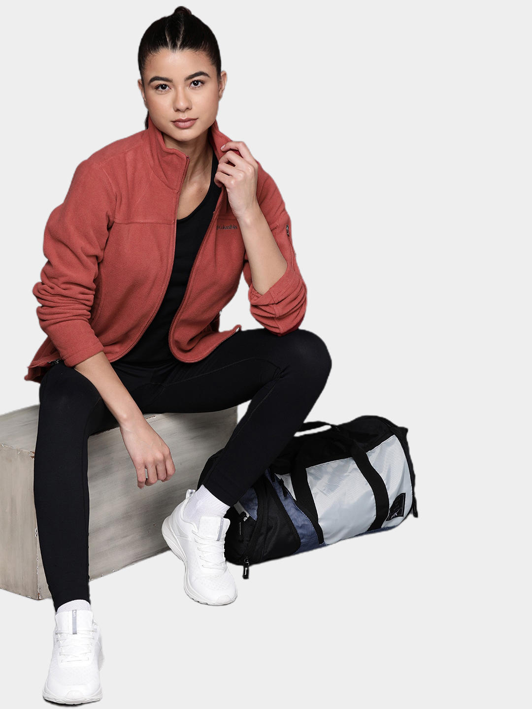 Columbia Women Red Fast Trek II Jacket