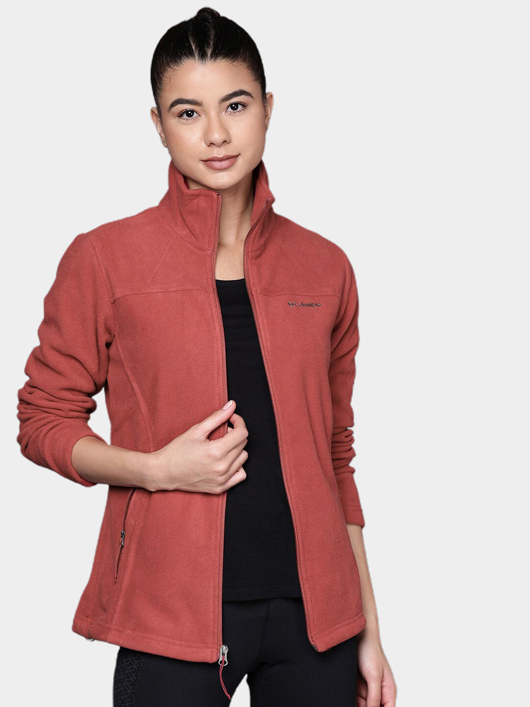 Columbia Women Red Fast Trek II Jacket