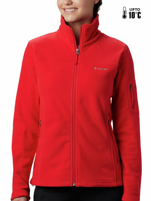 Columbia Women Red Fast Trek II Jacket