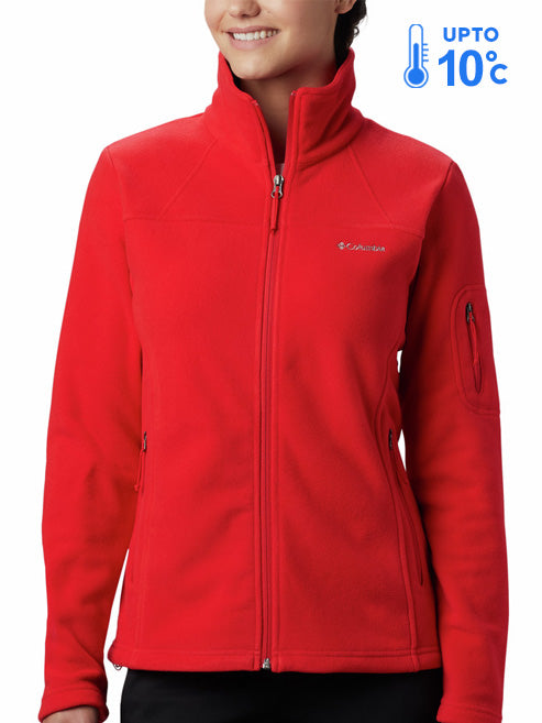 Columbia Women Red Fast Trek II Jacket