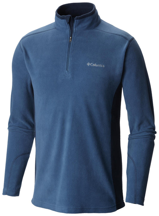 Columbia Men Blue Klamath Range II Half Zip Fleece Jacket