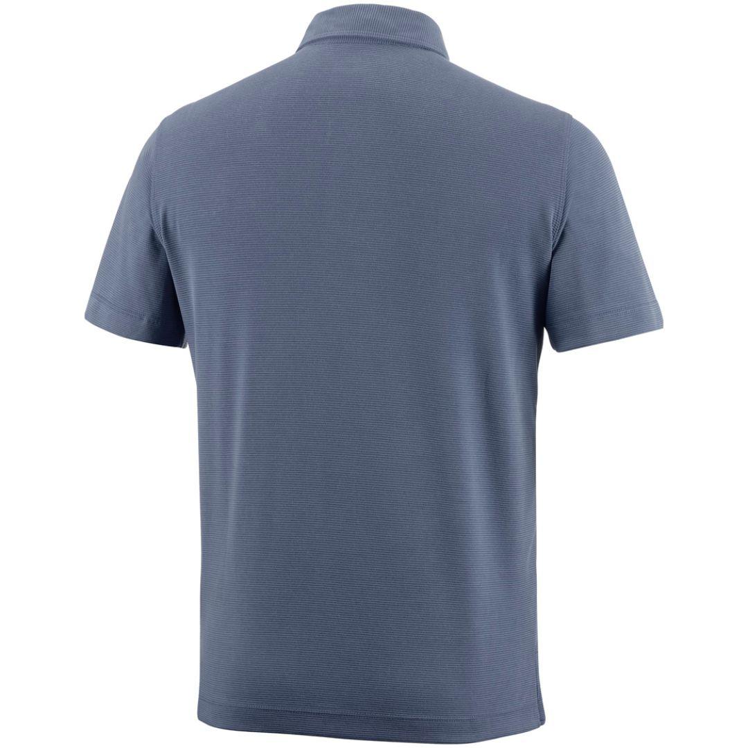 Columbia Men Blue Sun Ridge Polo (Sun Protection)