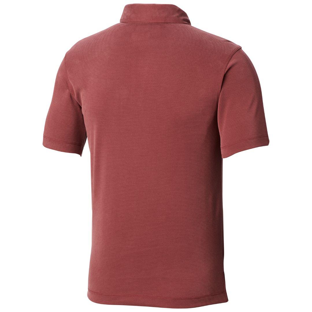 Columbia Men Red Sun Ridge Polo (Sun Protection)