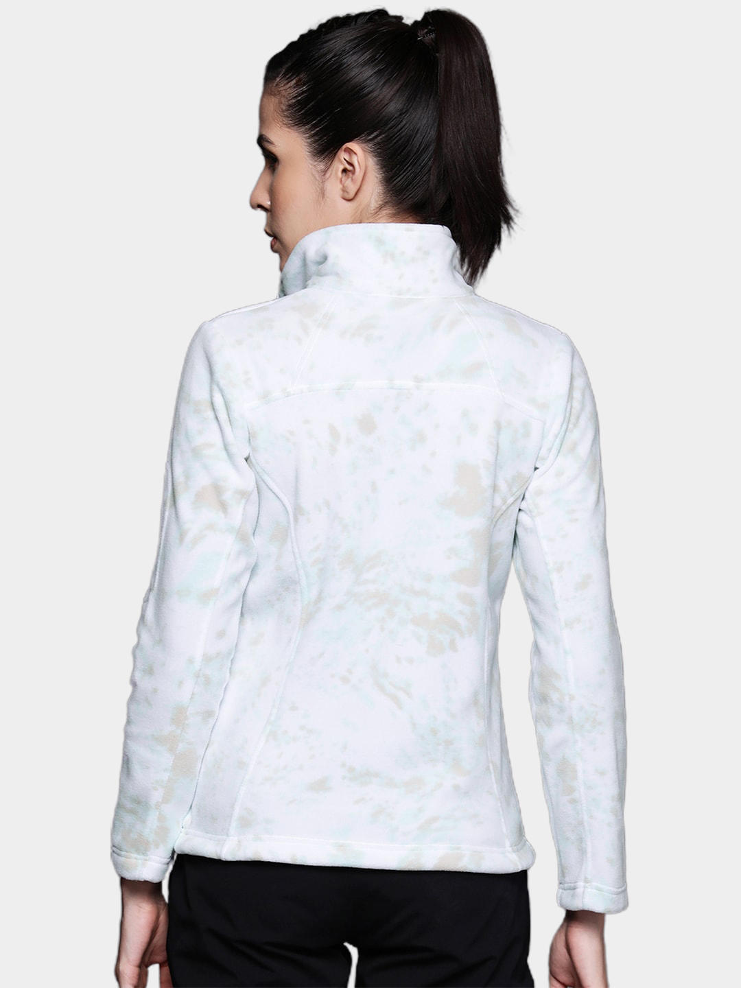Columbia Women Multi Fast Trek Printed Fleece Jacket