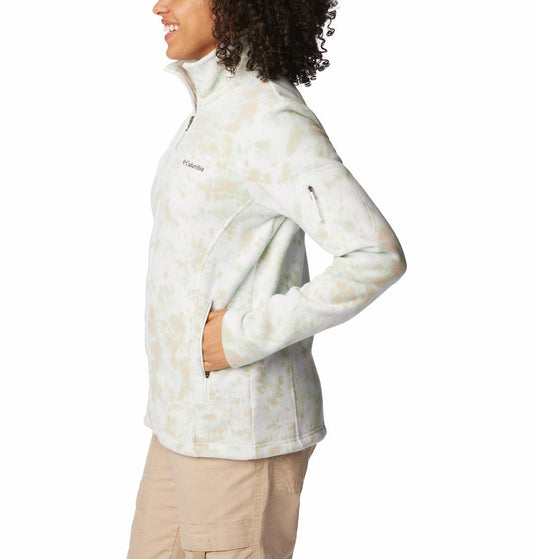 Columbia Women Multi Fast Trek Printed Fleece Jacket