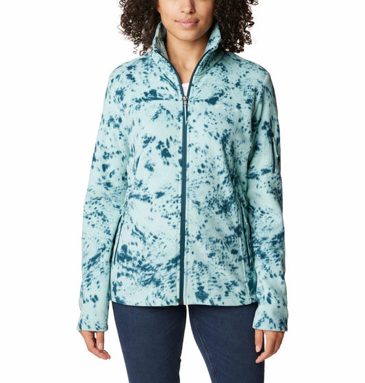 Columbia Women Multi Fast Trek Printed Fleece Jacket