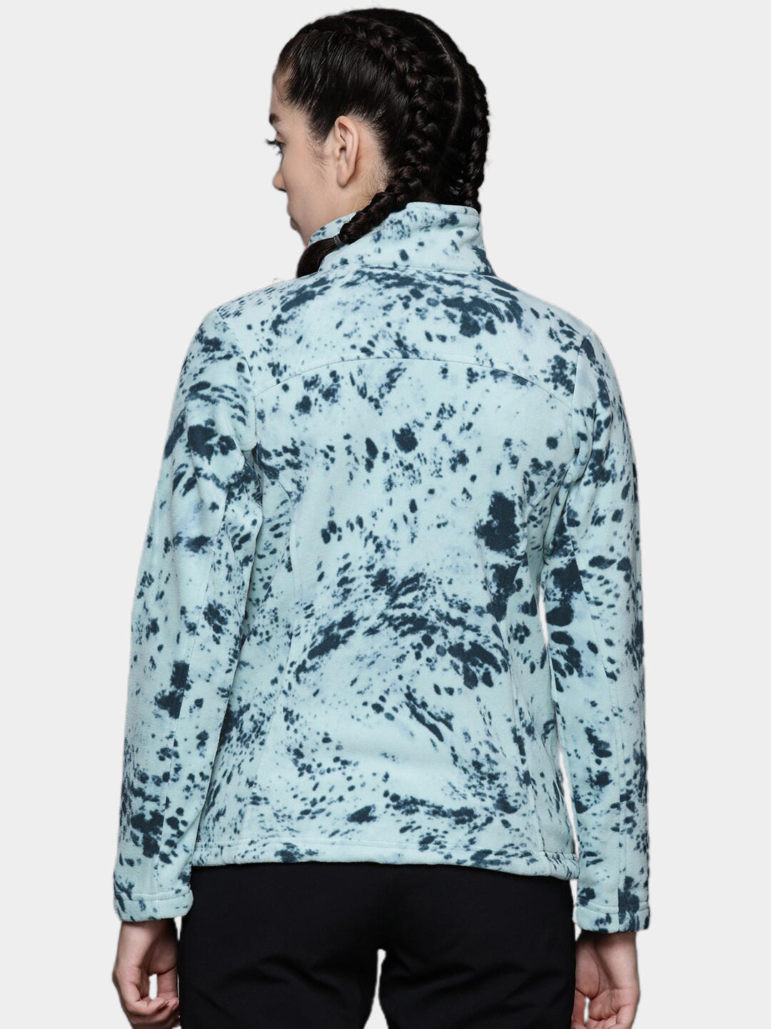 Columbia Women Multi Fast Trek Printed Fleece Jacket