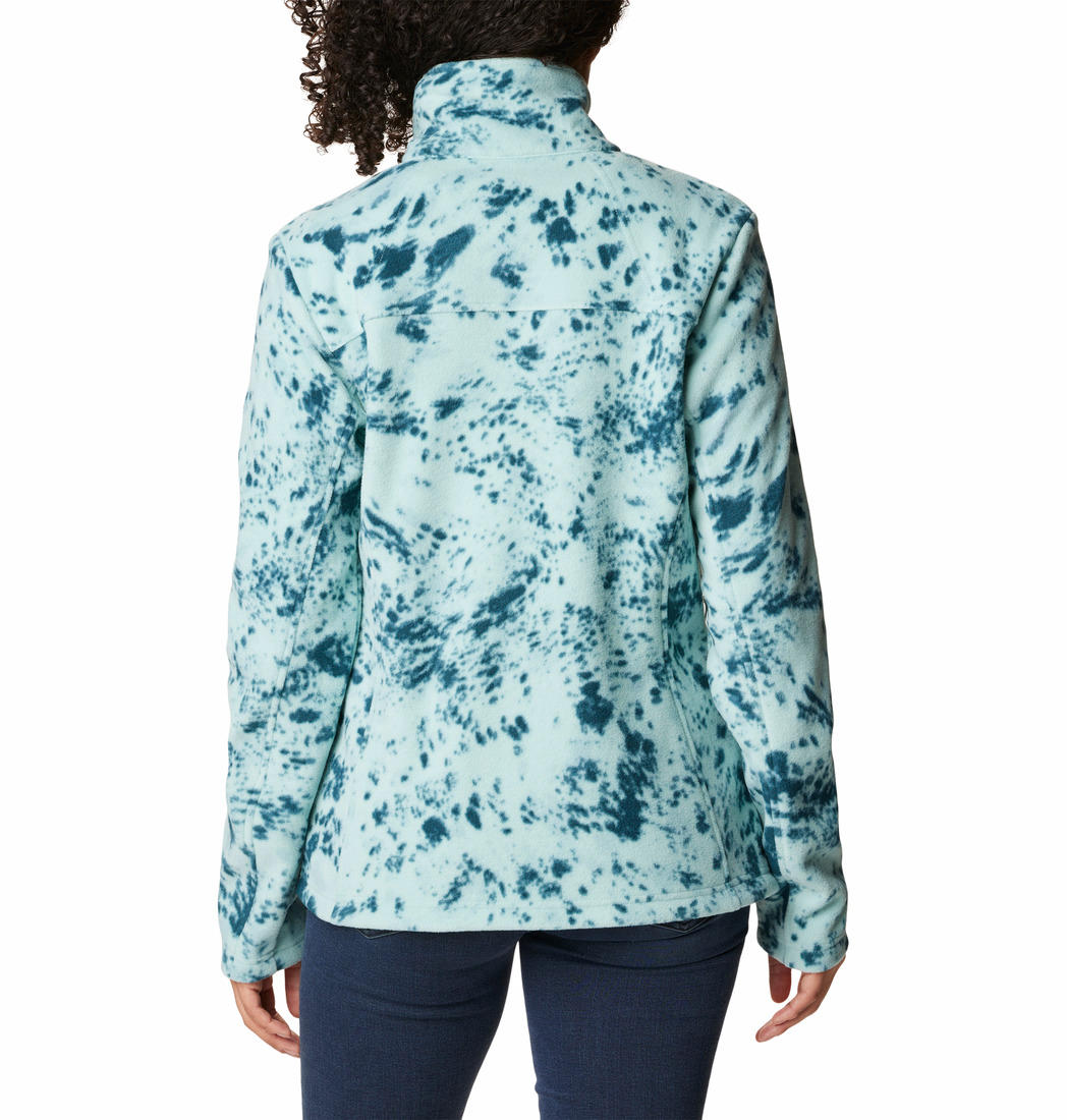 Columbia Women Multi Fast Trek Printed Fleece Jacket