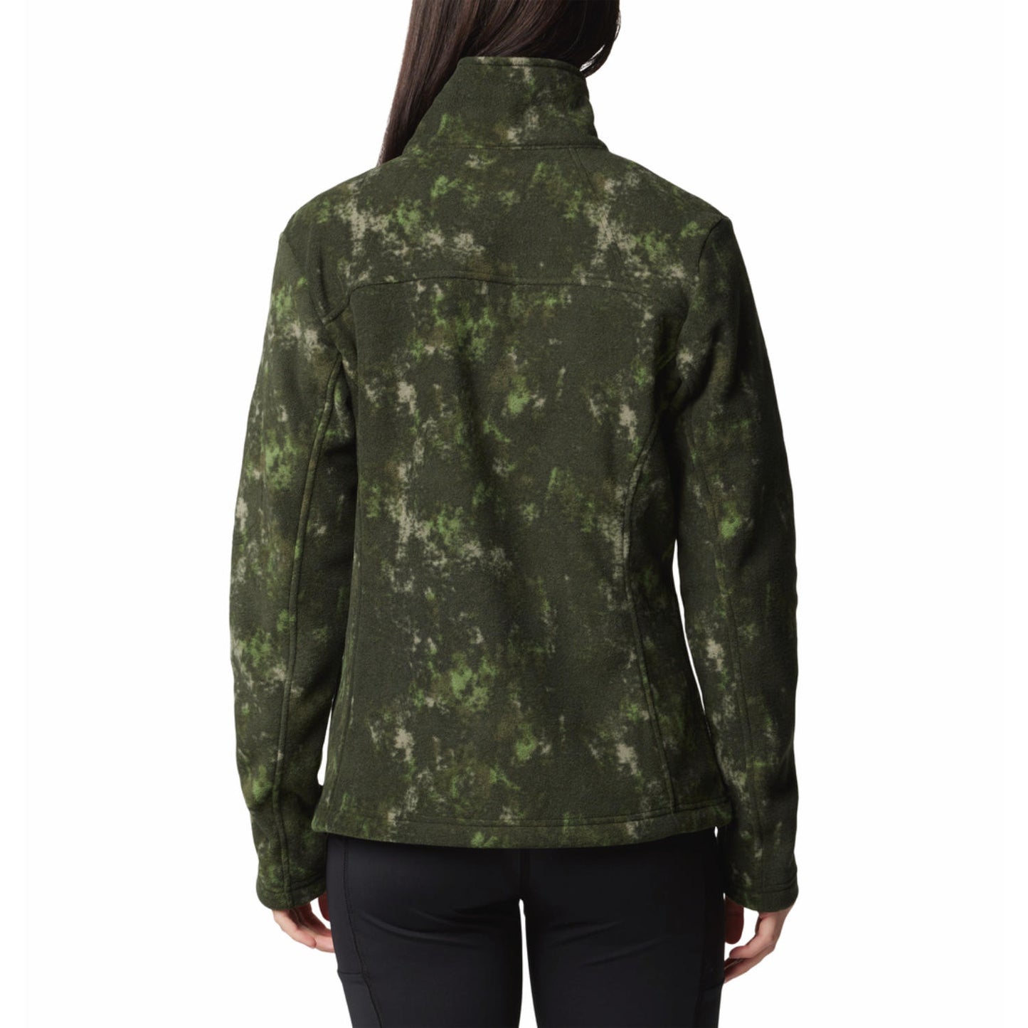 Columbia Womens Green Fast Trek Printed Jkt