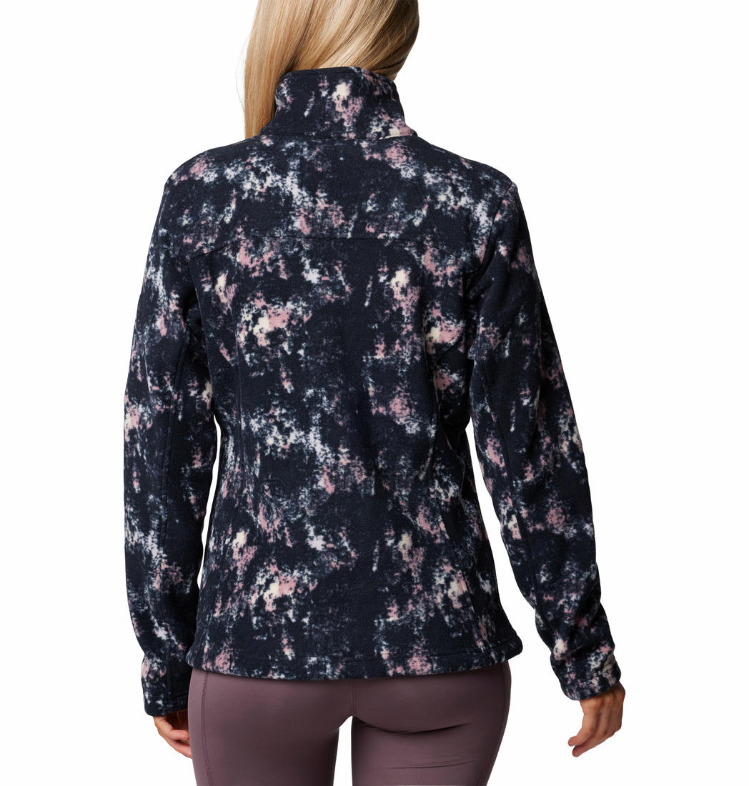 Columbia Womens Purple Fast Trek Printed Jacket