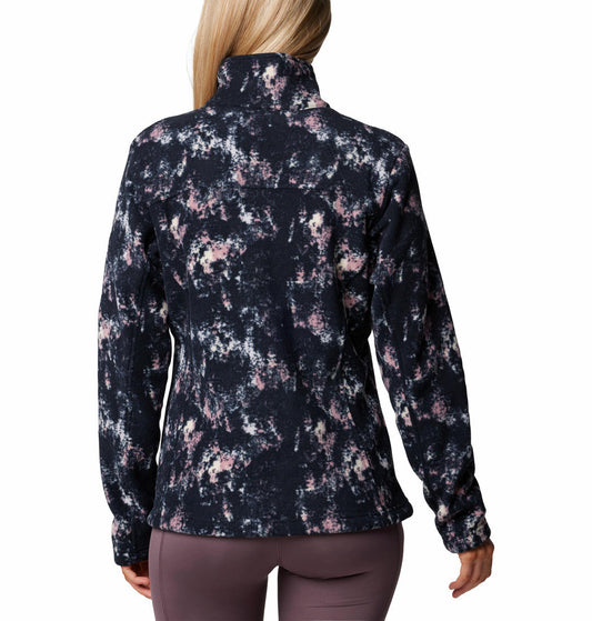 Columbia Womens Purple Fast Trek Printed Jacket