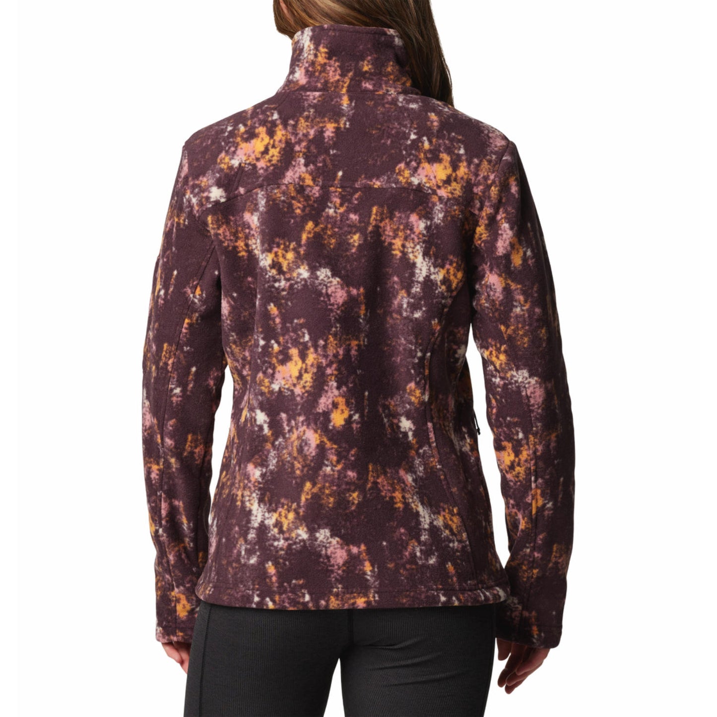 Columbia Womens Red Fast Trek Printed Jkt