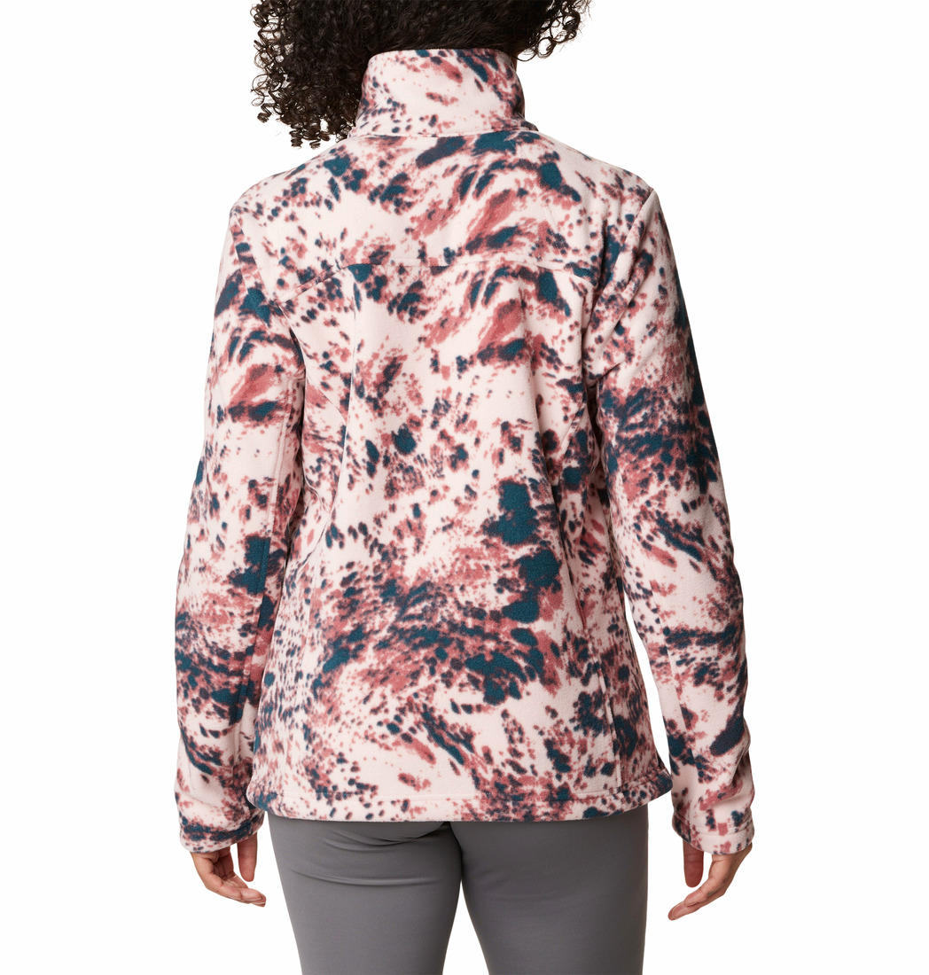Columbia Women Multi Fast Trek Printed Fleece Jacket