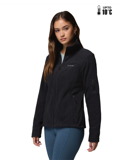 Columbia Women Black Fast Trek II Fleece Jacket