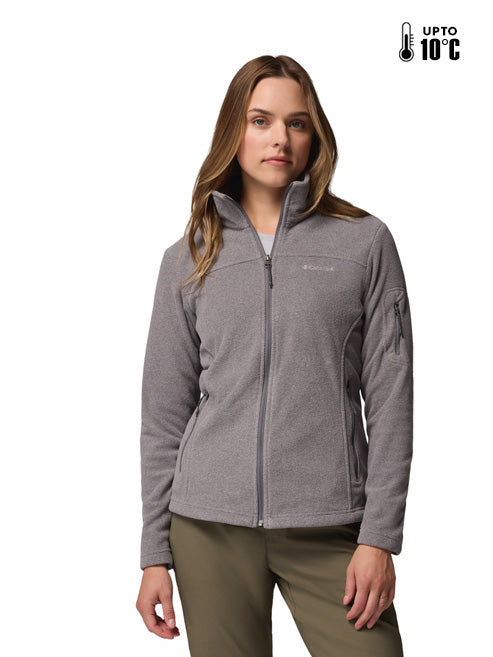 Columbia Women Grey Fast Trek II Fleece Jacket