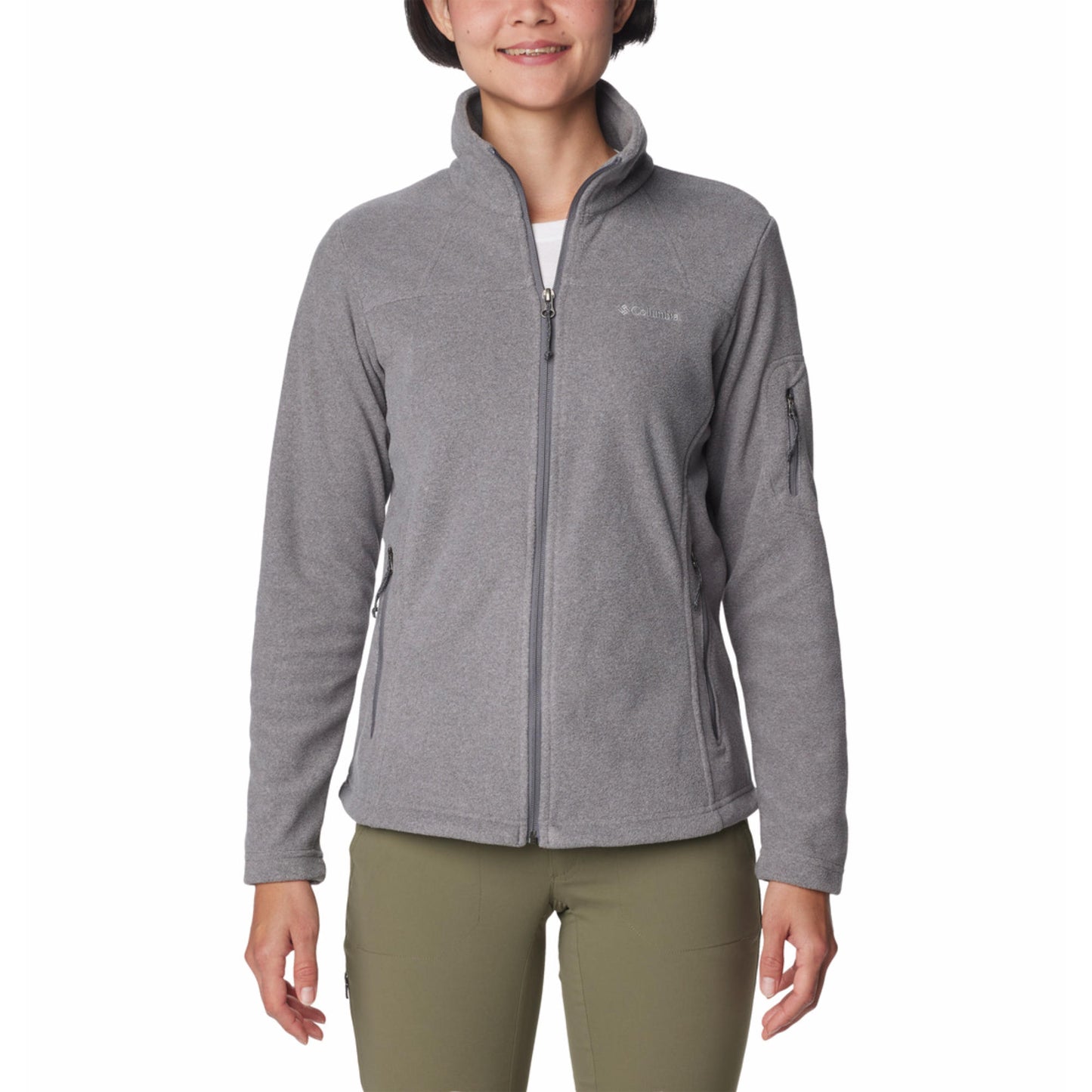Columbia Women Grey Fast Trek II Jacket