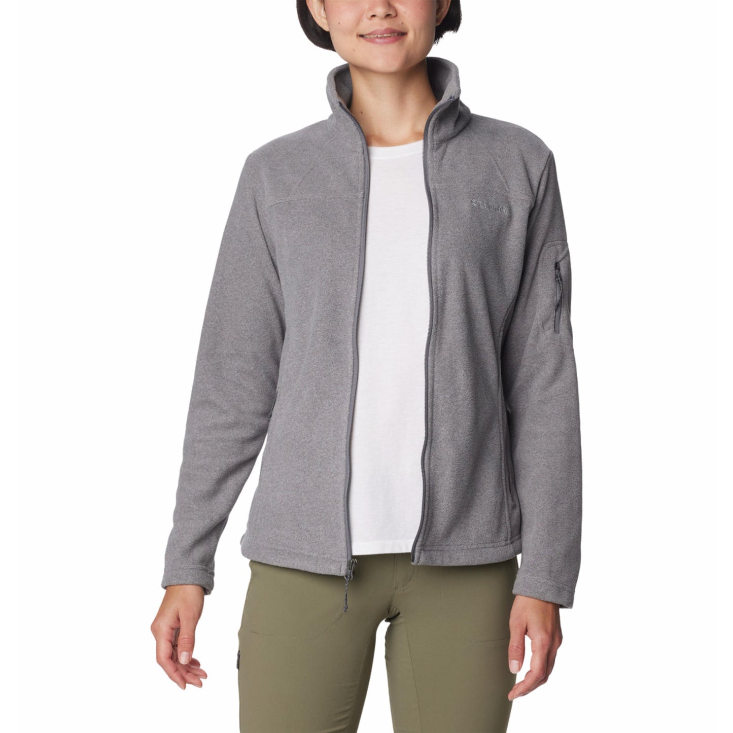 Columbia Women Grey Fast Trek II Jacket