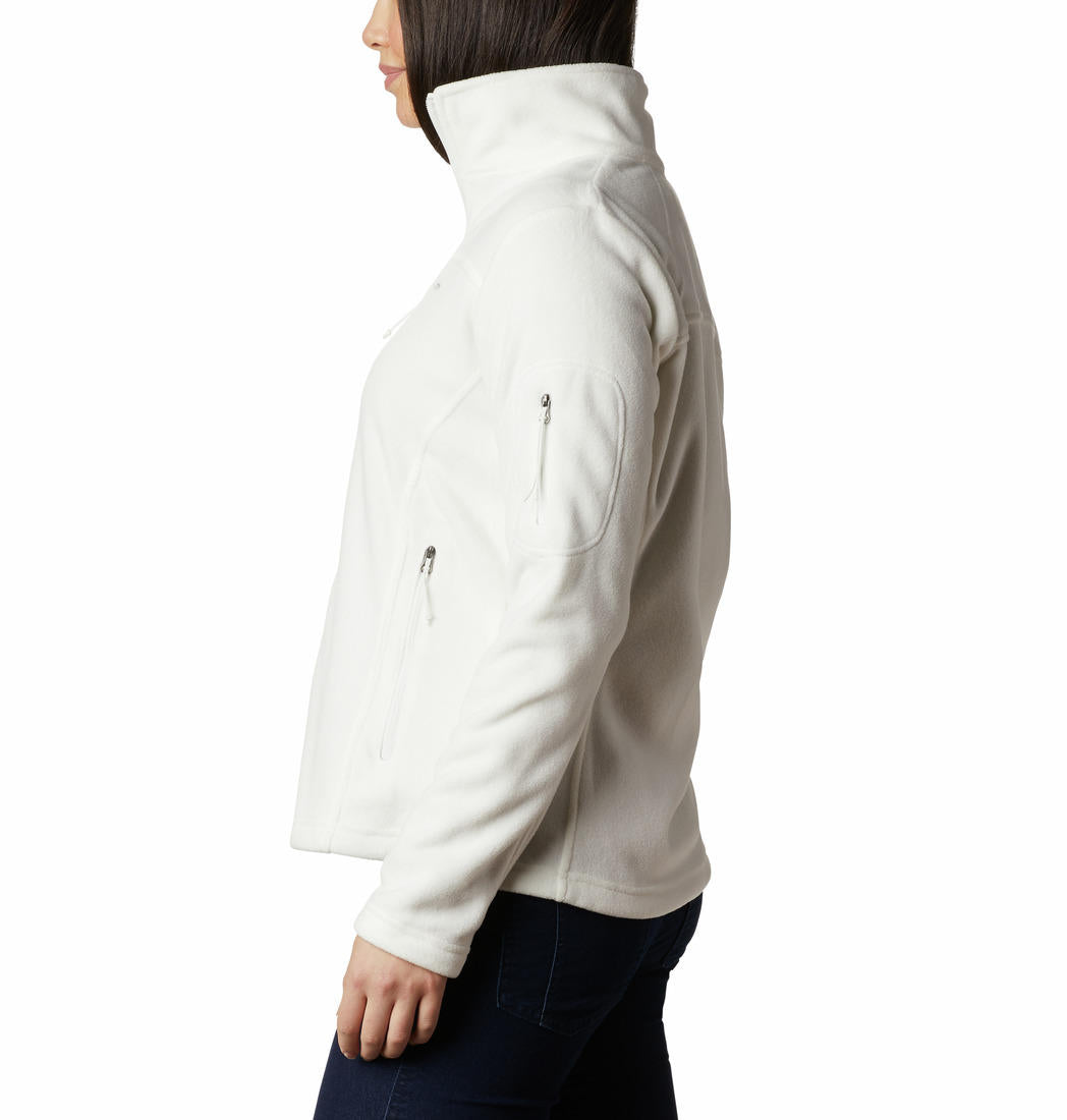 Columbia Women White Fast Trek II Fleece Jacket