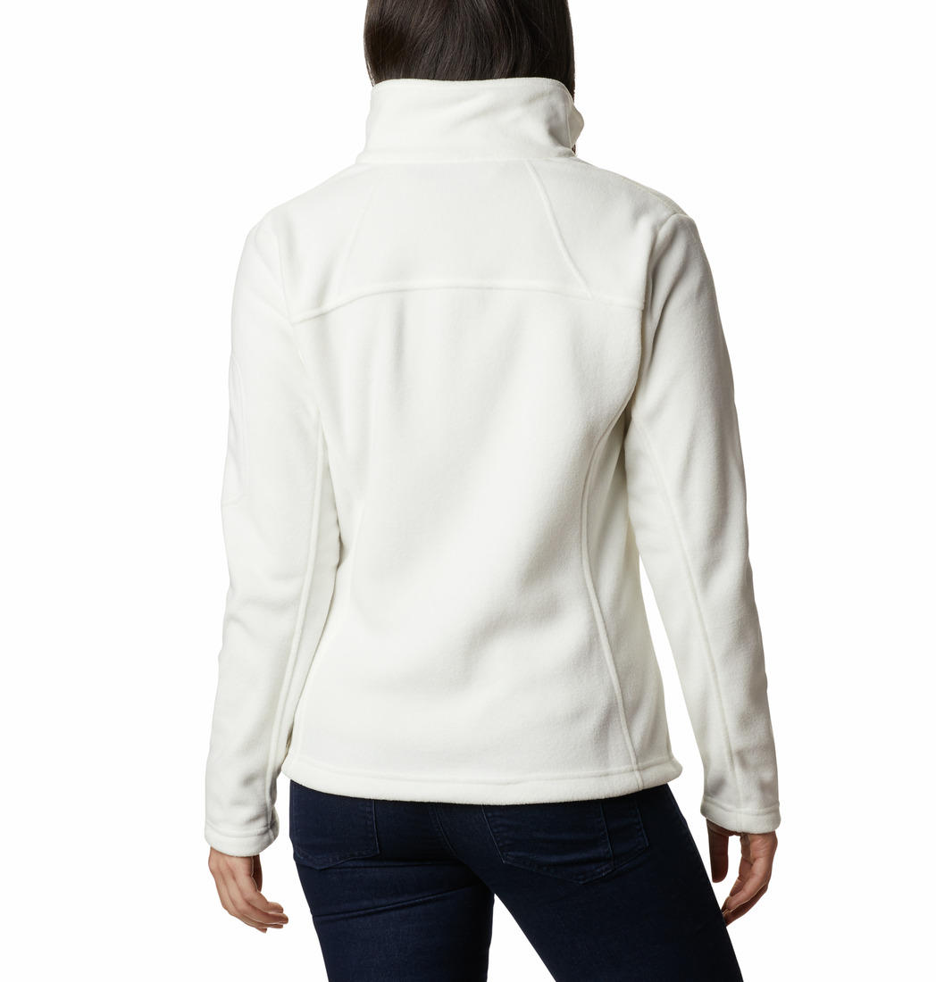 Columbia Women White Fast Trek II Fleece Jacket