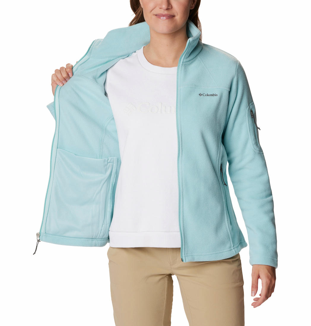 Columbia Women Blue Fast Trek II Fleece Jacket