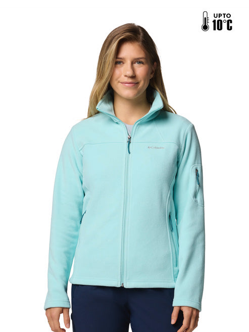 Columbia Women Green Fast Trek II Fleece Jacket