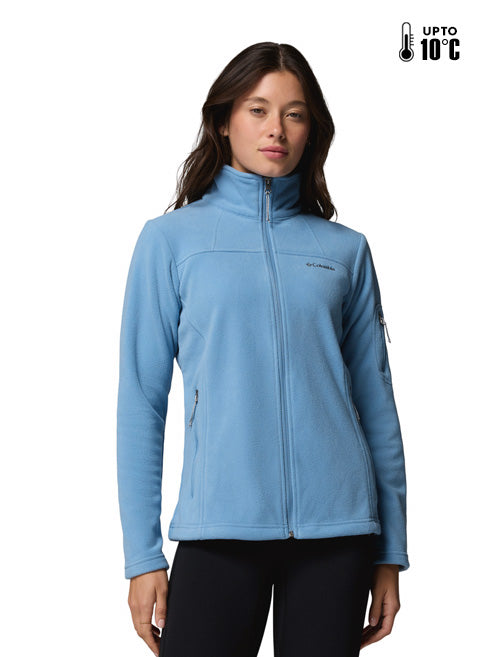 Columbia Women Blue Fast Trek II Fleece Jacket