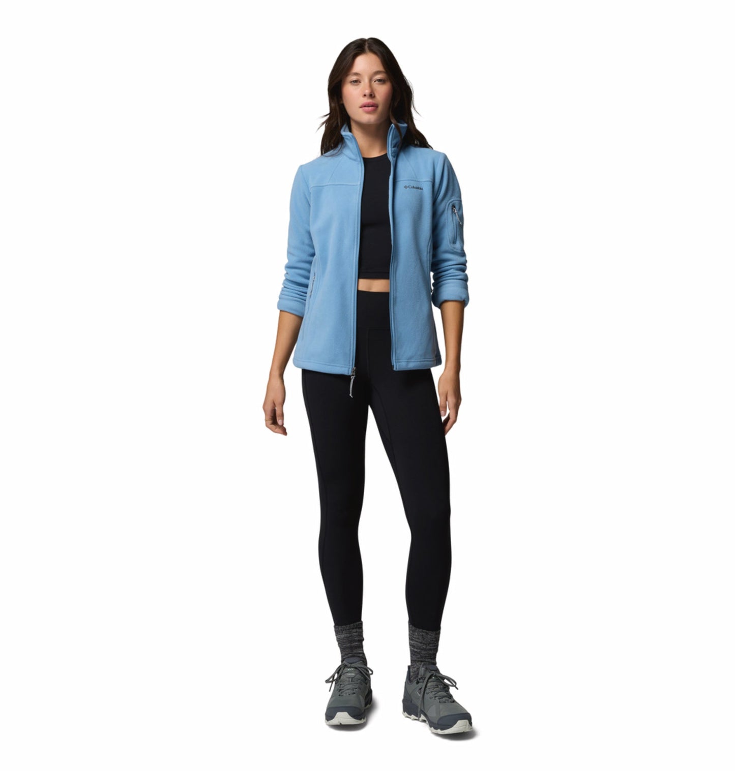 women blue fast trek ii fleece jacket