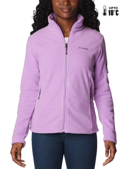 Columbia Women Purple Fast Trek II Fleece Jacket