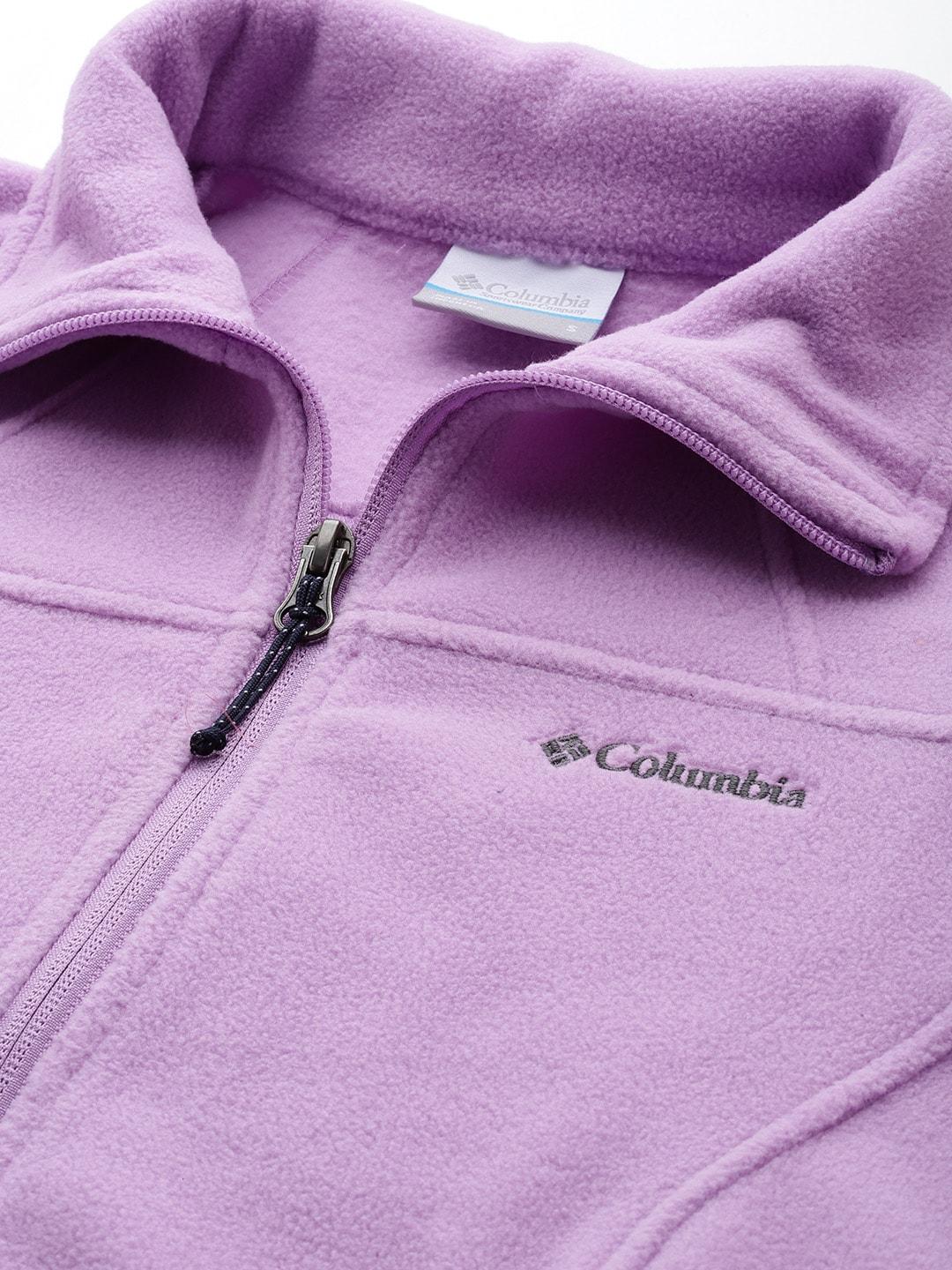 Columbia Women Purple Fast Trek II Fleece Jacket