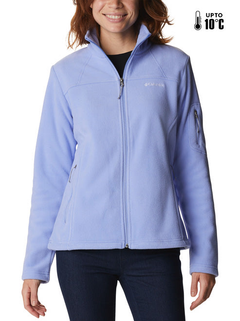 Columbia Women Purple Fast Trek II Fleece Jacket