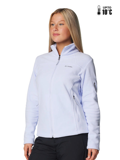 Columbia Women Purple Fast Trek II Fleece Jacket