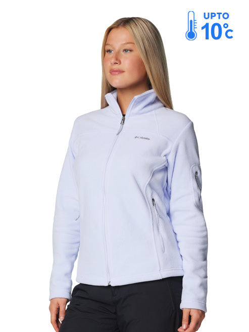 Columbia Women Purple Fast Trek II Fleece Jacket