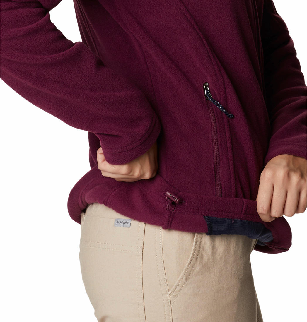 Columbia Women Maroon Fast Trek II Jacket