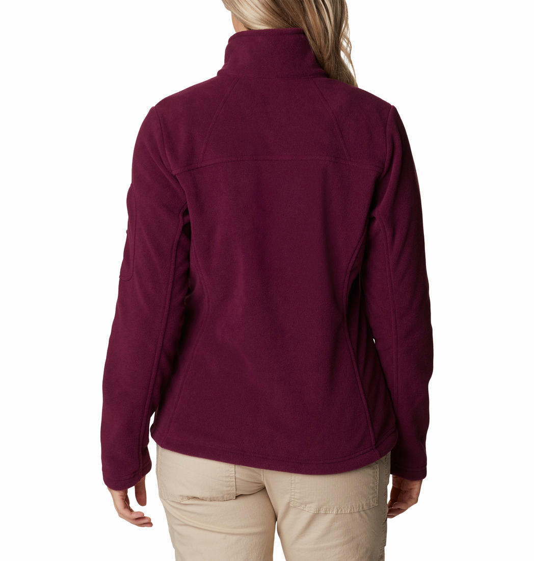 Columbia Women Maroon Fast Trek II Jacket