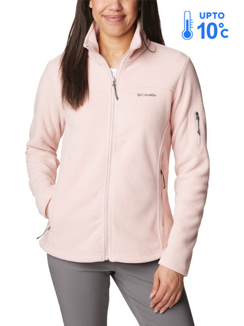Columbia Women Pink Fast Trek II Jacket