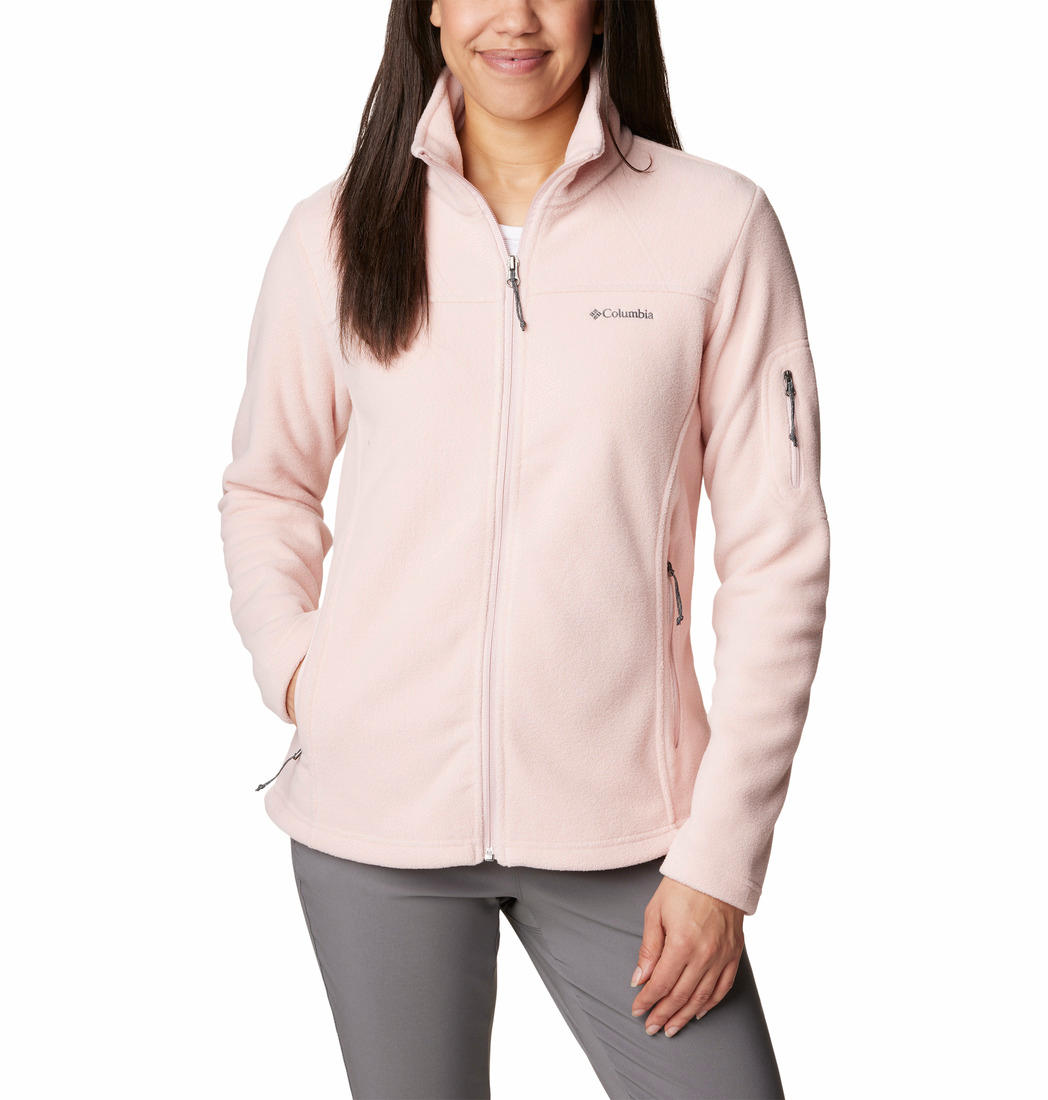 Columbia Women Pink Fast Trek II Fleece Jacket