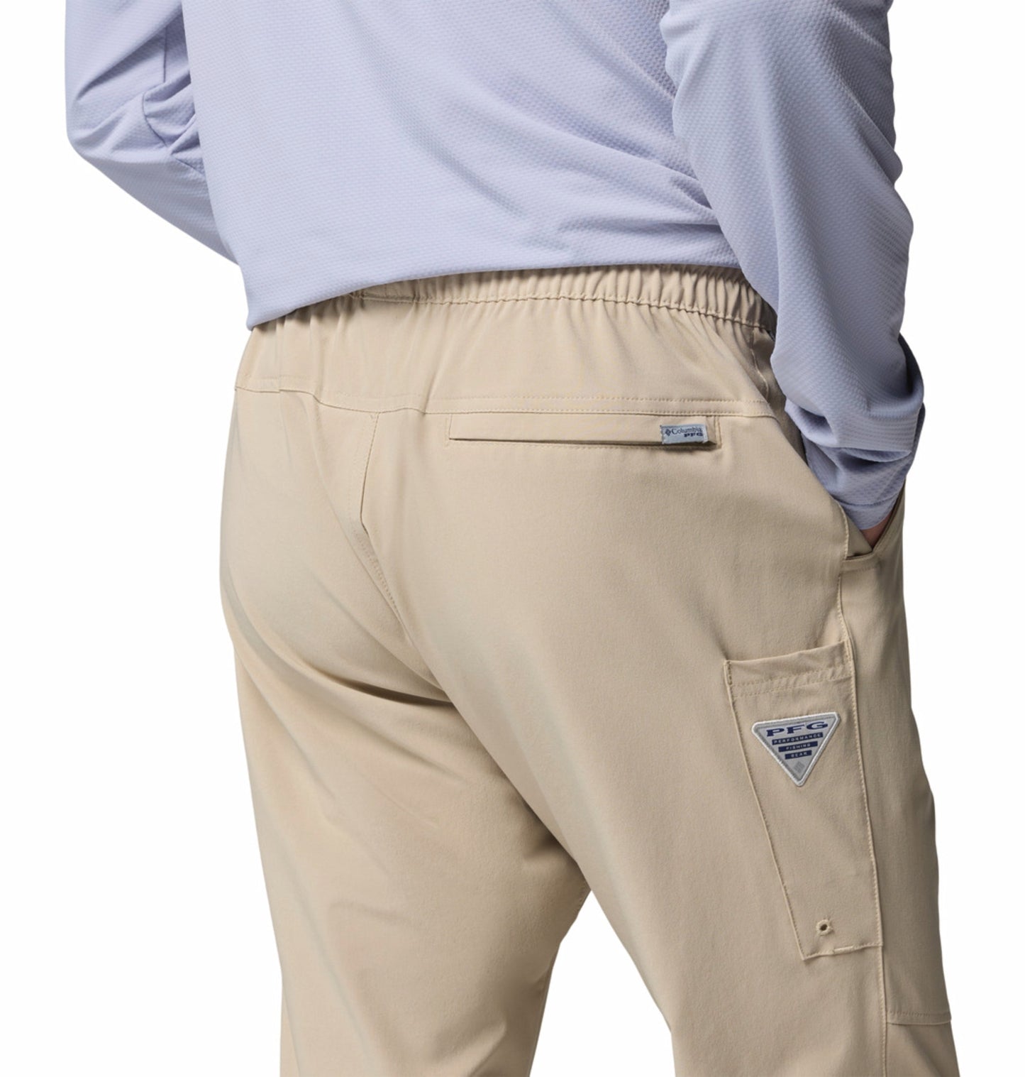 men beige omni shade terminal roamer stretch pant