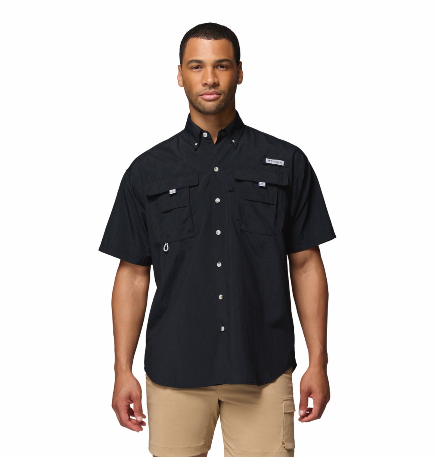 Columbia Men’s Omni-Shade Bahama II Short Sleeve Shirt - Black