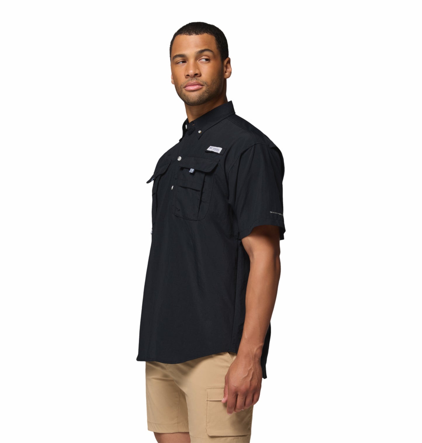 Columbia Men’s Omni-Shade Bahama II Short Sleeve Shirt - Black