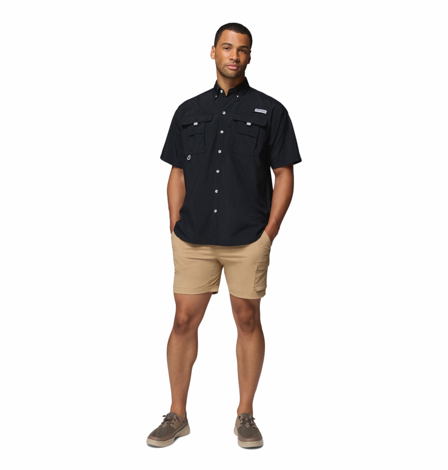 Columbia Men’s Omni-Shade Bahama II Short Sleeve Shirt - Black