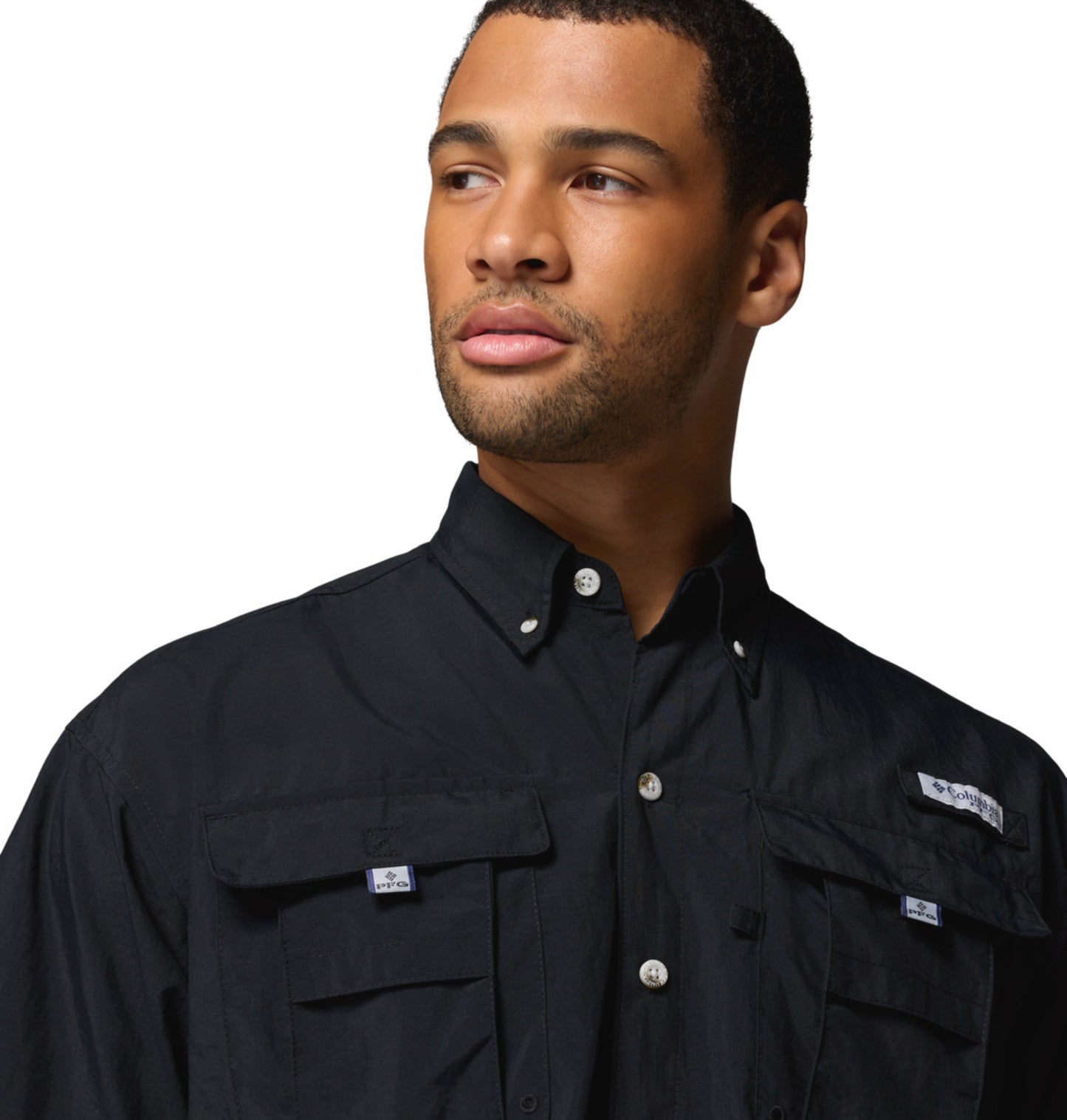Columbia Men’s Omni-Shade Bahama II Short Sleeve Shirt - Black